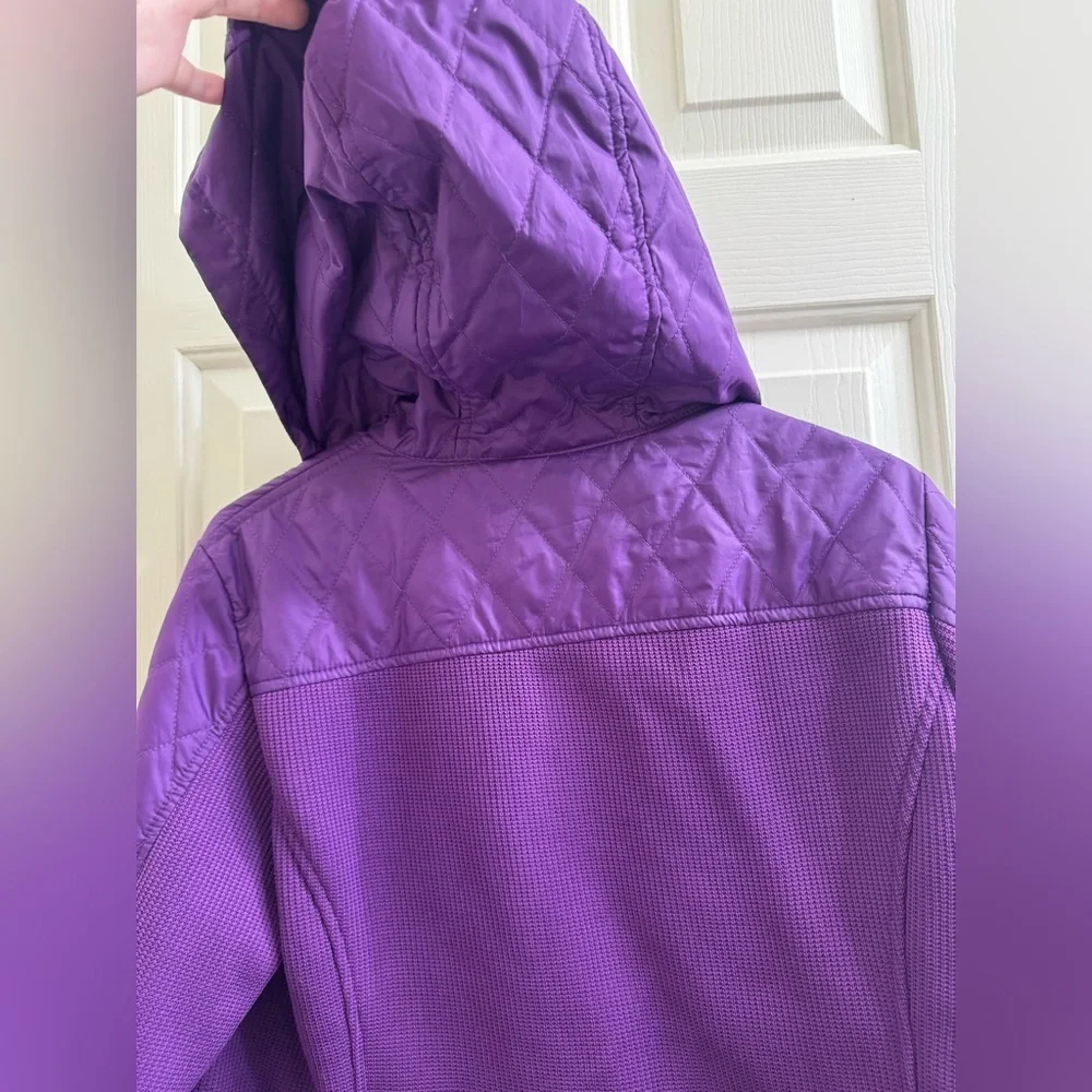 Free Country Women's Empire Purple Pull Zip Jacket - Picture 11 of 11